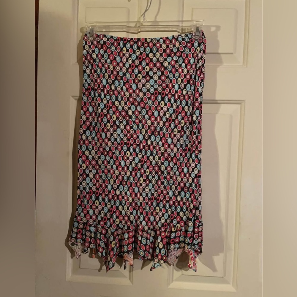 Colorful Patterned Reversible Women's Skirt